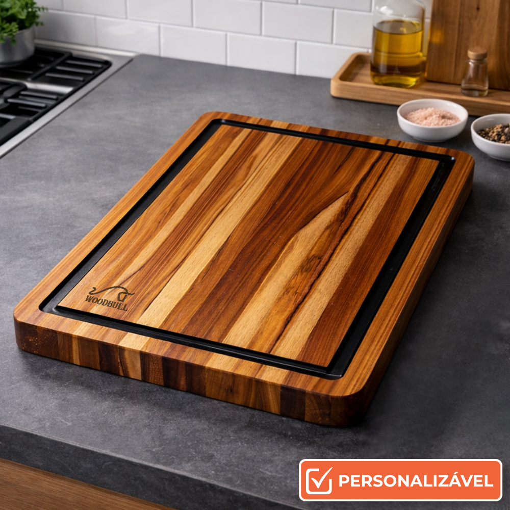 Tábua de Churrasco Personalizada Traditional Bbq Black